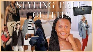 Styling Transitional Fall Outfits  NYFW VLOG  Best NYFW looks  Fab Finds  Simply Kura