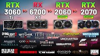 RTX 3060 Ti vs. RX 6700 XT vs. RTX 2060 SUPER vs. RTX 2070 SUPER in 2023 Test in 20 Games 1080p