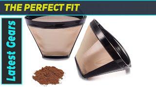 reviewReusable No.4 Cone Coffee Maker Filters for Ninja Coffee Bar Brewer The Best Permanent