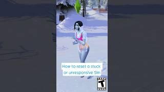 How to reset stuck or unresponsive Sims in The Sims 4 ️ #thesims4 #thesims