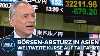 JAPAN Börsen-Beben Black Monday in Asien Nikkei-Crash schickt weltweite Kurse auf Talfahrt