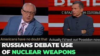 WATCH Lets Test Poseidon On England Russian TV Casually Debates Use Of Nuclear Weapons