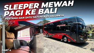 JAKARTA - BALI NAIK SLEEPER BUS JURAGAN 99  Part 4  Malang - Denpasar naik sleeper bus pagi