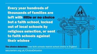 The Choice Delusion how faith schools restrict choice