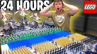 Building The Biggest LEGO Star Wars Clone Wars Battle In 24 Hours