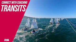 START LINE TRANSITS - Connect to Coaching - Help Sailors sight a line transit and judge position