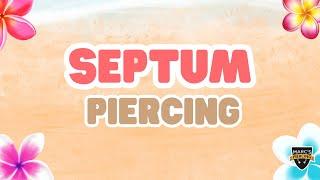 BEST OF Echtgold als Ersteinsatz für´s Septum Marcs Piercing