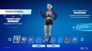 How To Get Persephone Crew Legacy Set Pack FREE In Fortnite Unlocked Lego Persephone Style