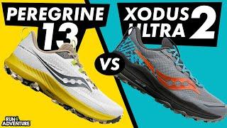 The Ultimate Showdown Saucony Peregrine 13 vs Xodus Ultra 2  Which trail shoe comes out on top?