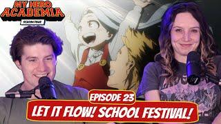 ERI FINALLY SMILES  My Hero Academia Wife Reaction  Ep 4x23 “Let it Flow School Festival”