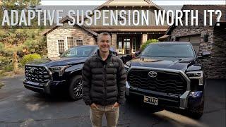 Adaptive Suspension vs Standard  2022 Toyota Tundra