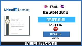 LinkedIn Learning Provided Free certificate courses With Expert online Learning