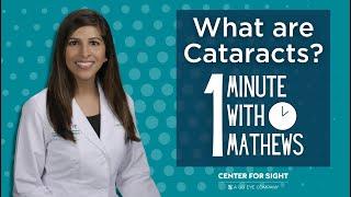 One Minute with Mathews  What is a cataract?