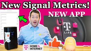  New App FEATURES  T-Mobile T Life App - 5G Home Internet Signal Metrics