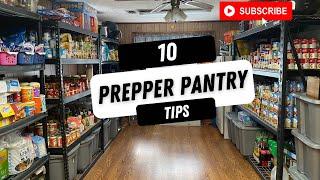 10 Prepper Pantry  Food Storage tips #prepper