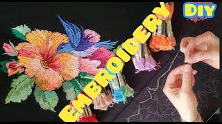 DIY  Design an Embroidery Component for a clothing  Part 1 Designing Patterns and Embroidering