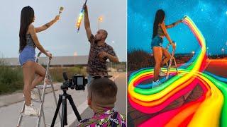 10 LIGHT PAINTING PHOTOGRAPHY IDEAS  tutorial 