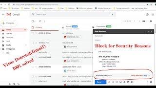 virus detected gmail attachment Gmail Virus Blocked for security reasons
