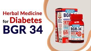 BGR 34Harbal medicine for daibeties