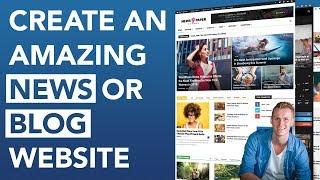 How To Create A Blog or News Website  Newspaper Theme