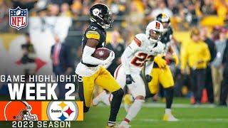 Cleveland Browns vs. Pittsburgh Steelers  2023 Week 2 Game Highlights