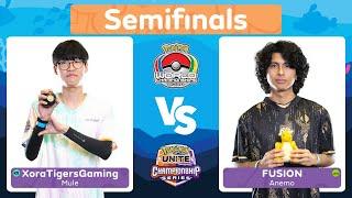 XoraTigersGaming vs FUSION - Semifinals  2024 Pokémon UNITE Championship Series