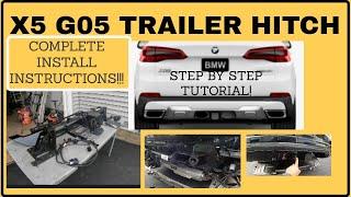 BMW G05 Trailer Hitch Full Install With Wiring and Module Installation