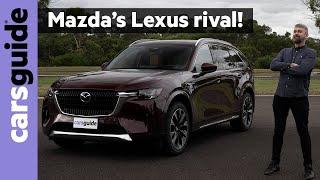 The $100K Mazda 2023 Mazda CX-90 review 6-cylinder 7-seat Volvo XC90 SUV rival prototype tested