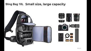 Travel DSLR Sling Camera Bag 10L  KF13 141