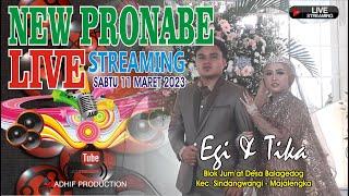 LIVE NEW PRONABE Pernikahan TIKA & EGI  Sabtu 11 Maret 2023 Desa Balagedog Kec. Sindangwangi