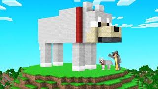 I Built A GIANT BORK STATUE In Bee Town Minecraft