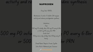 Naproxen Medicine Review #shortsfeed #shorts #naproxen