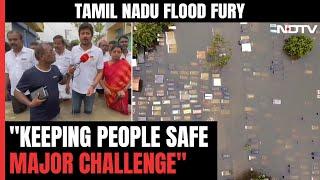 Tamil Nadu Floods  Udhayanidhi Stalin Visits Flood-Hit TuticorinTrying Our Best To Rescue People