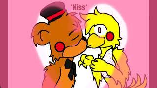 Toy Fredica-Kissing Time FNAF COMIC DUB COMIC by Blustreakgirl