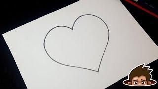 Heart drawing  How to Draw a Perfect Heart Step by Step  Easy drawing