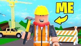 I Became A CONSTRUCTION Worker In Brookhaven.. Brookhaven RP