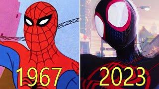Evolution of Spider-Man in Cartoons w Facts 1967-2023