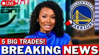 CONFIRMED NOW 5 BIG TRADES FOR THE WARRIORS SHOCKED THE DUBS FANS GOLDEN STATE WARRIORS NEWS