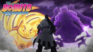 Kurama and Susanoo vs Jigen  Boruto Naruto Next Generations