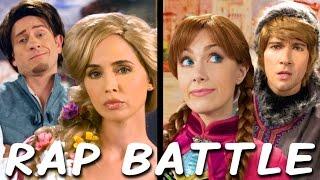 RAPUNZEL vs ANNA Princess Rap Battle Eliza Dushku James Maslow Tom Lenk Whitney Avalon *explicit*