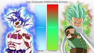 Goku VS Granolah POWER LEVELS All Forms Dragon Ball Super
