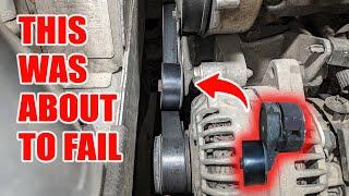 How To Fix Belt Tensioner Wobble On Your Car  Peugeot 307