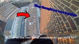 SECURITY LOCKED US ON ROOF UNTIL POLICE CAME MY MOST DANGEROUS CLIMB YET..