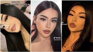 Trying The Latina Makeup Tutorial  TikTok Compilation