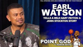 Earl Watson tells a Gary Payton & John Stockton Story  Point God with Baron Davis Clip