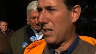 Santorum addresses answer of blacks entitlement reform