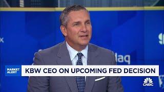 KBW CEO Tom Michaud on the Feds rate decision state of banking sector and Basel III requirements