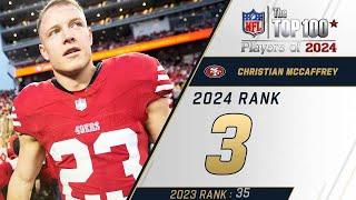 3 Christian McCaffrey RB 49ers  Top 100 Players of 2024