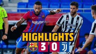 HIGHLIGHTS  Barça 3–0 Juventus  BARÇA WIN GAMPER TROPHY 