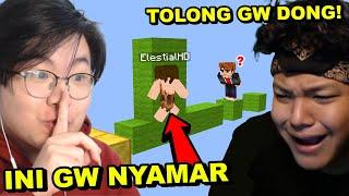 Gw Joki Lomba Parkour Temen Gw Dengan Mod Menyamar di Minecraft